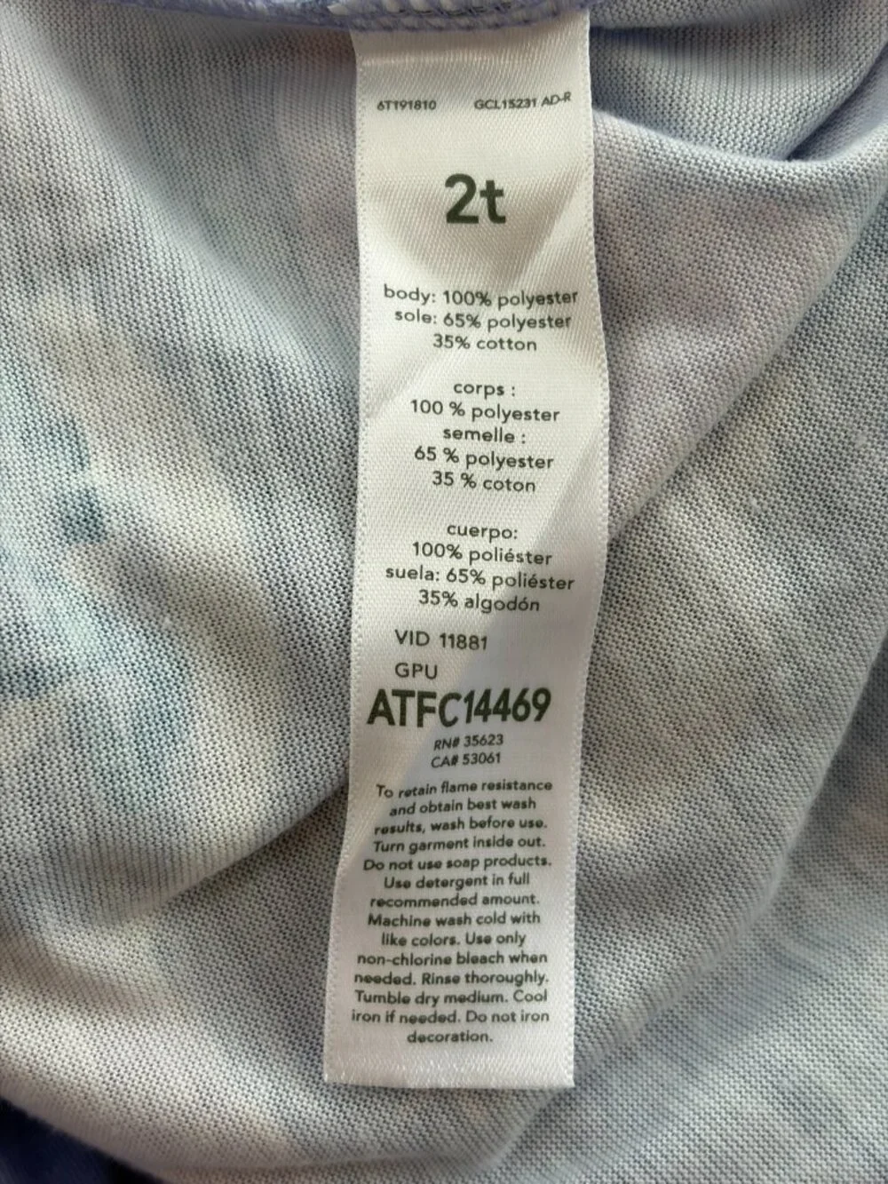 Carter's 2T Footed Pajamas Set of 2 Zip Sleepers Gripper Feet Long Sleeve
